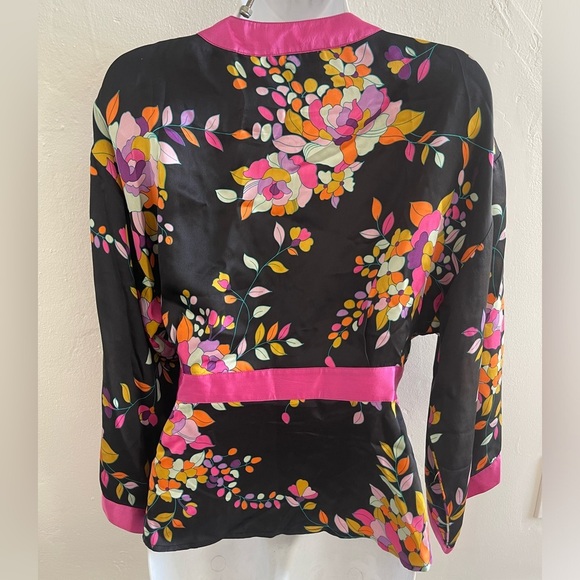 Boston Proper 100% silk kimono top - Picture 4 of 6